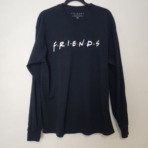 Friends long sleeve double sided print tshirt XL